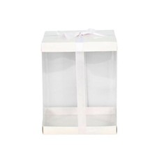 Extra Large Clear Tall Cake Box 6-12in PVC Transparent Wholesale Hat  Rose Bear