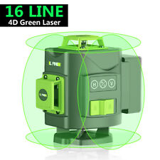 Rotary 16 Lines Self Leveling Laser Level 4D Green Beam Automatic Measuring Tool