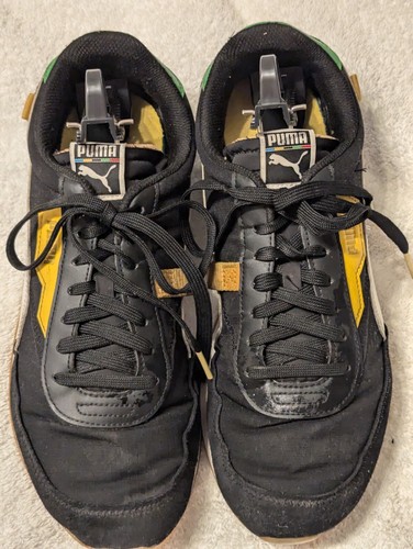 Puma trainers mens black size - puma,