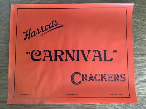 Harrods christmas cracker - christmas,