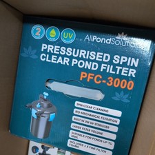 all pond solutions PFC-3000 kit pressurized pond filter and pump kit 
