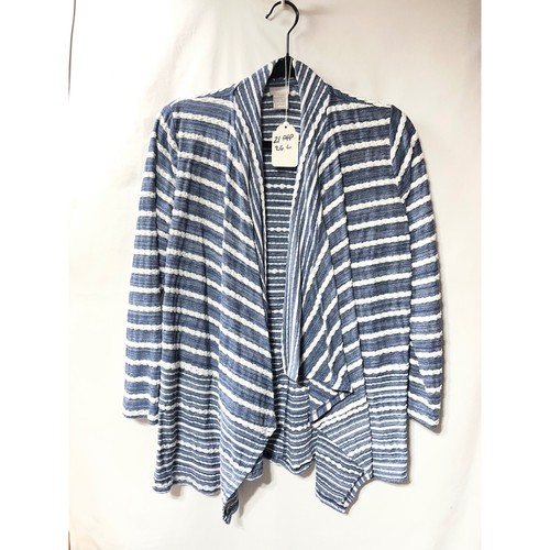 Chico blue white striped - white,