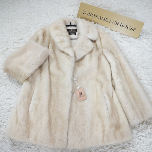 Pearl mink jacket rotiny - mink,