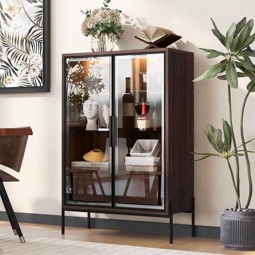 Led display cabinet glass - display,