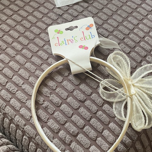 Claire girls cream headband - claire's,