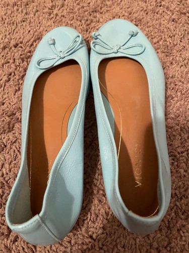 Vionic baby blue leather - vionic,