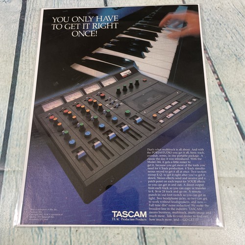 1984 tascam portastudio - 1984,