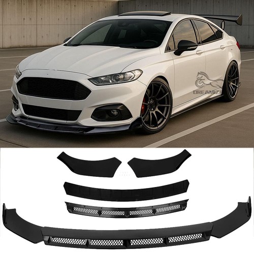 Black front bumper lip - front,