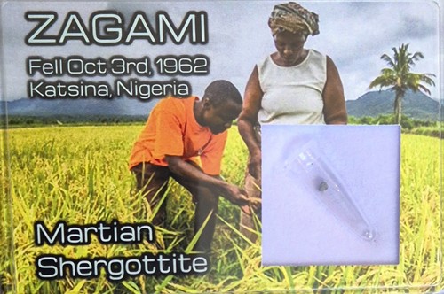 Zagami martian meteorite - zagami,