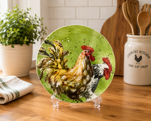 Country kitchen rooster cake - rooster,