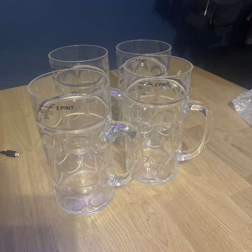 Plastic beer steins 2 - x,