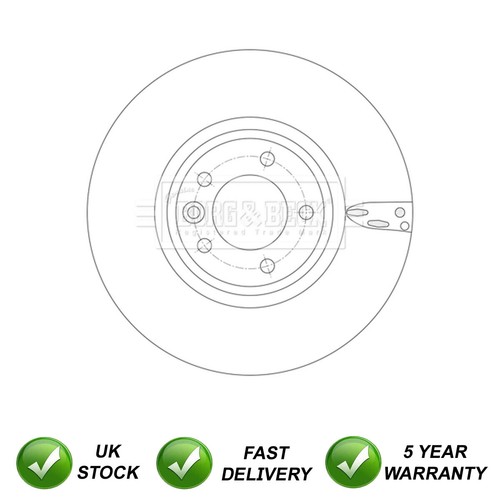 Brake disc front sjr fits - 1x,