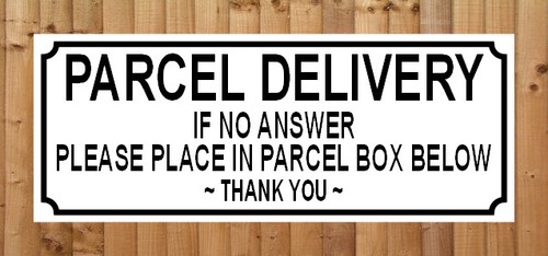 Parcel delivery answer - delivery, no