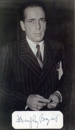 Humphrey bogart signed - humphrey,