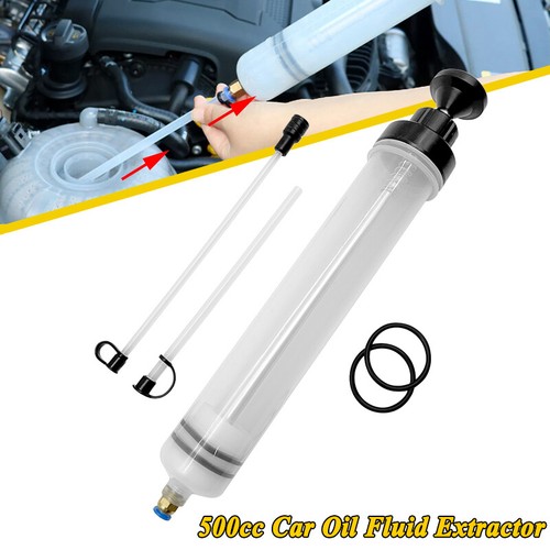 Fluid extraction fill syringe - extraction,