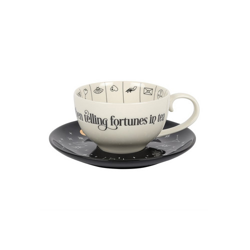 Fortune telling ceramic teacup - fortune,