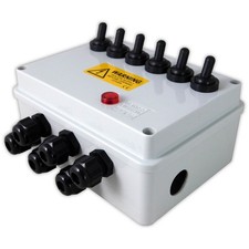 GARDEN SWITCH BOX 6 WAY
