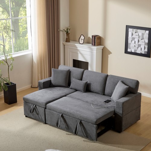 Seater corner sofa bed - 3,