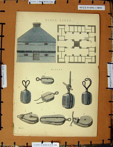 Original old antique print - original,