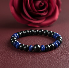 Shungite bracelet Lapis Lazuli