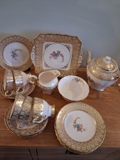 royal tuscan tea set Floral