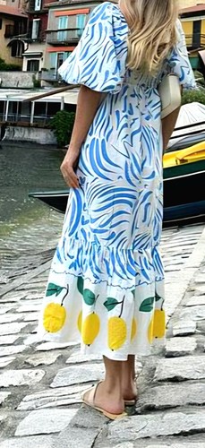 Primark lemon print dress - primark,