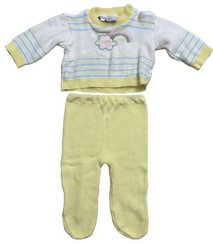 Vintage cradleknit 2pc rainbow - 2pc,