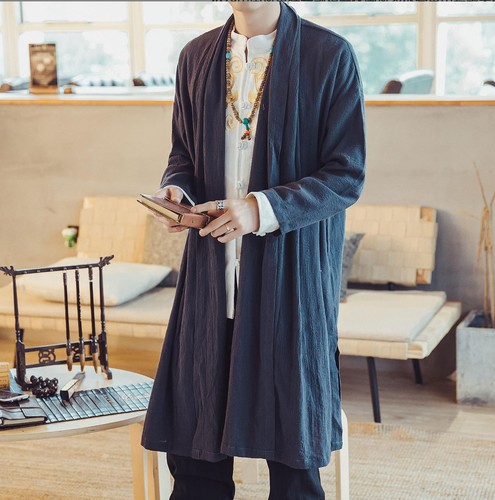 Men japanese kimono coat - kimono,