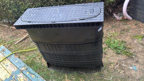 Water meter box - water,