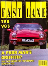 FAST LANE MAGAZINE OCT-1991 - VW Polo G40, Corrado G60, TVR V8 S, Porsche 968