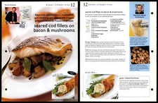 Seared Cod Fillets On Bacon & Mushroom #12 Fish Ready Steady Cook Recipe Page