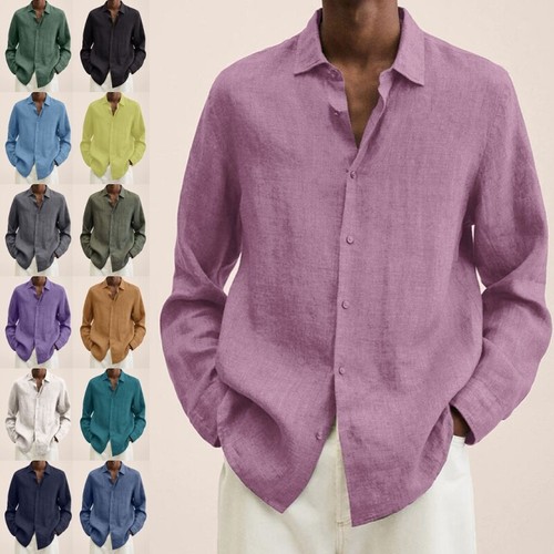 Spring men long - long, linen