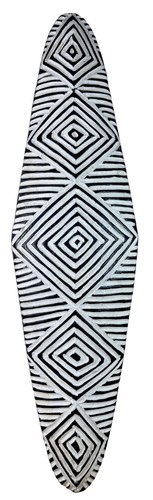 Vintage elongated zulu shield - vintage,