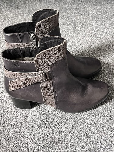 Caprice grey ankle boots - grey, size