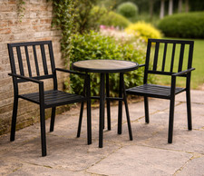 Metal Bistro Set Outdoor Patio