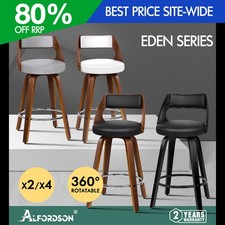 ALFORDSON 2x Bar Stools 360°
