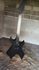 Warlock Black Guitar Body And Neck