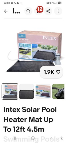 Intex solar pool heater mat - pool,