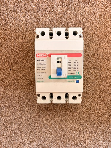 Used mem eaton mfl1003 100a - used,