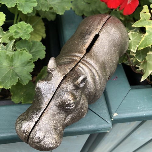 Hippo cast iron - iron, money