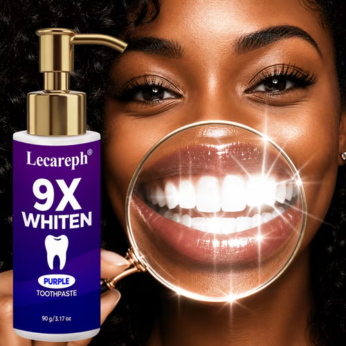 Lecareph purple toothpaste - 9x,