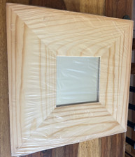 BNIP IKEA MALMA pine mirror 10" x 10"