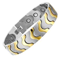 Silver & Gold Swirl Stainless
