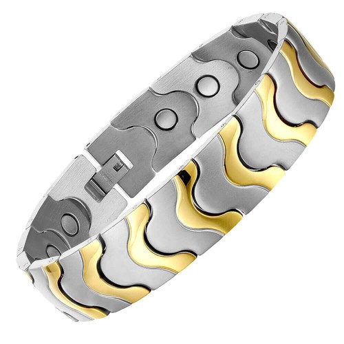 Silver gold swirl - gold,