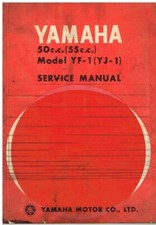 YAMAHA 50cc MODEL YF-1  & 55cc MODEL YJ-1 MOPED ORIGINAL FACTORY SERVICE MANUAL