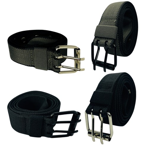 Double pin buckle webbing belt - double,