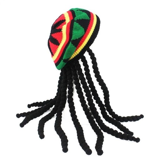 Rasta hand dreadlocks - dreadlocks, hat