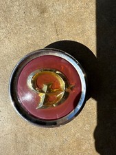 GENUINE JAGUAR DAIMLER ALLOY WHEEL CENTRE CAP BADGES RUBY / GOLD MNA6249DB