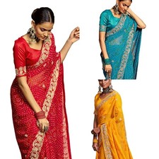 Women'S Georgette Embroidery