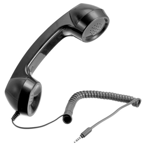 5mm retro telephone handset - telephone,